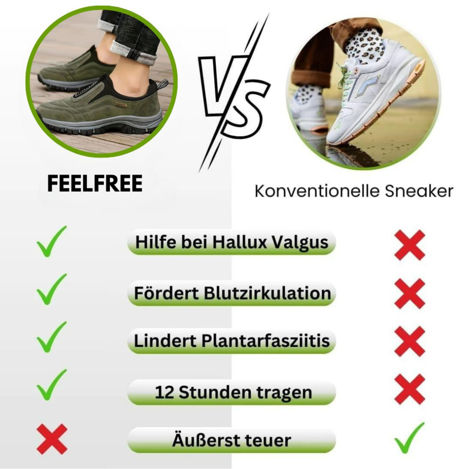 FeelFree – Bequeme orthopädische Alltagsschuhe